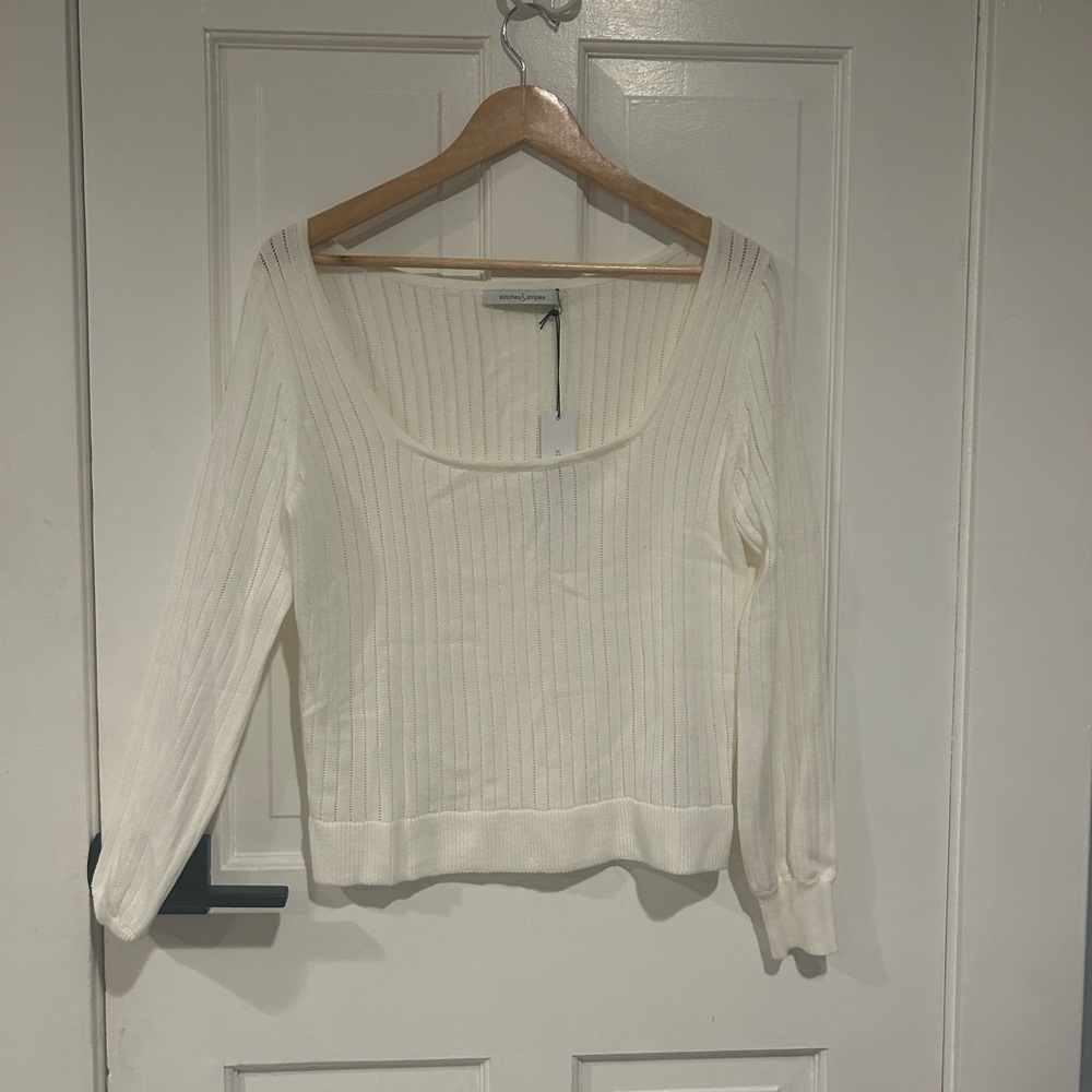 Vanilla Girl White Sweater/Top